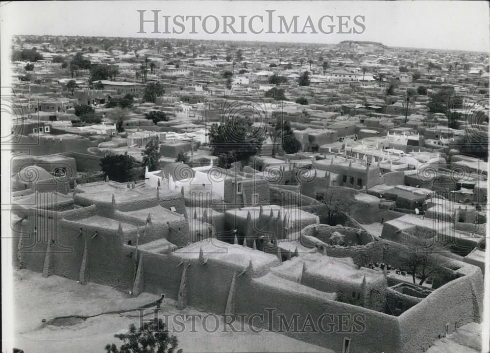 Press Photo Kano's Wattle and Daub Dwellings in Nigeria - Historic Images