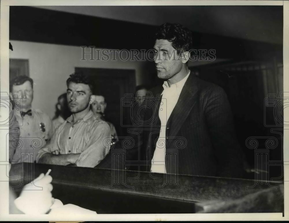 1937 Press Photo Franko Trivanovich, charged with kidnapping of James Hess - Historic Images