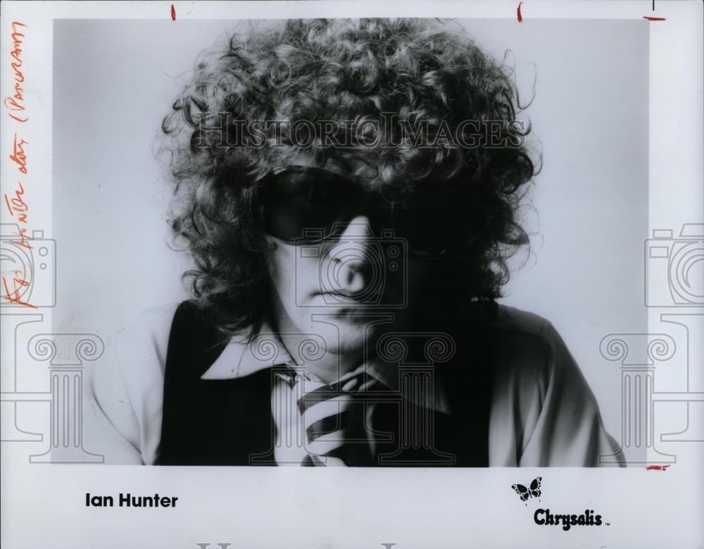 1979 Press Photo Singer Ian Hunter - cvp26830 - Historic Images