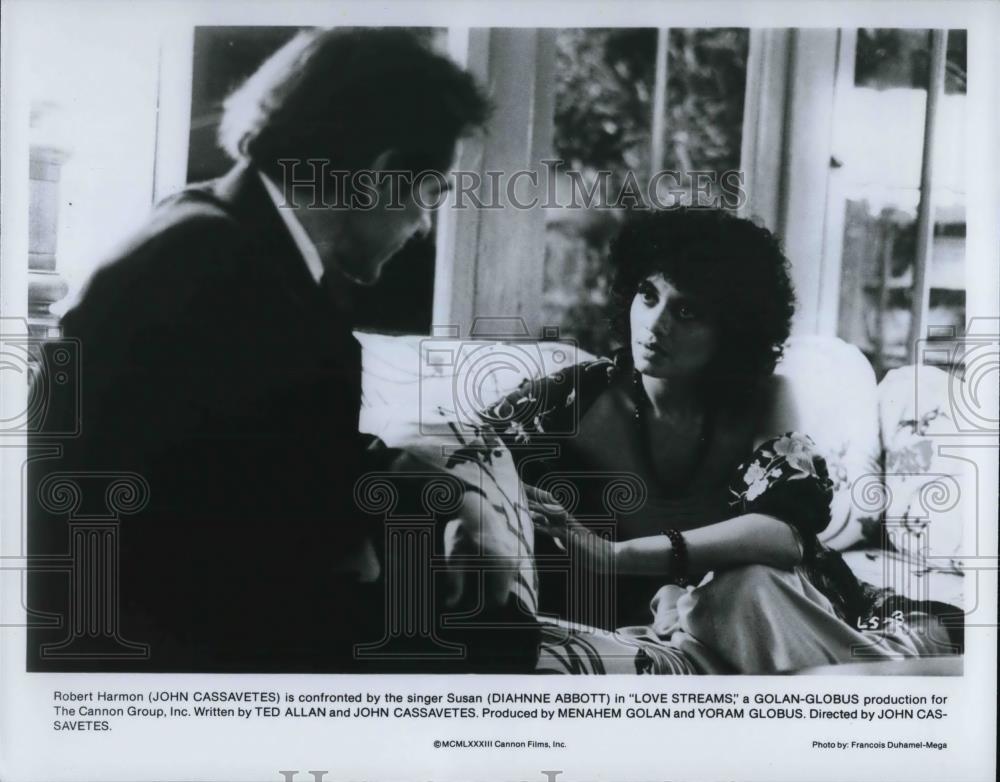 Press Photo John Cassavetes and Diahnne Abbott in LOVE STREAMS - cvp24936 - Historic Images