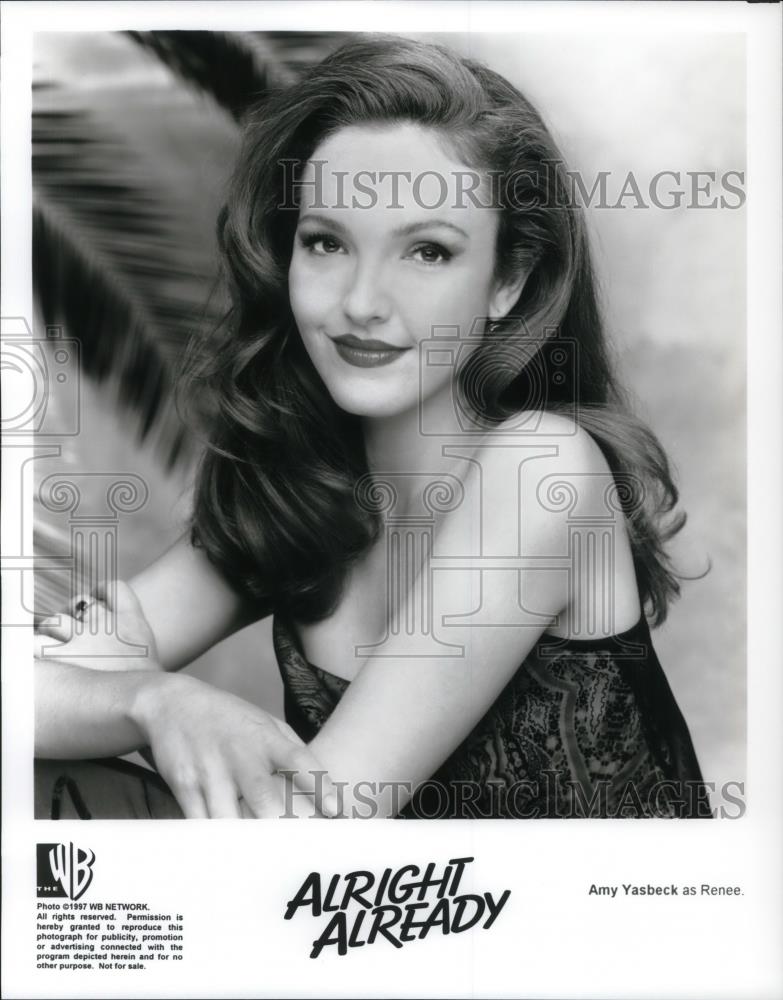 1997 Press Photo Amy Yasbeck as Renee in Alright Already - cvp22452 - Historic Images