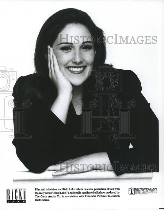 1993 Press Photo Ricki Lake host of Ricki Lake - cvp26518 - Historic Images