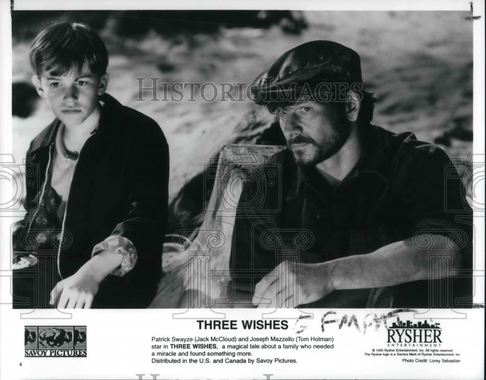 1995 Press Photo Jack McCloud and Tom Holman in Three Wishes - cvp22991 - Historic Images