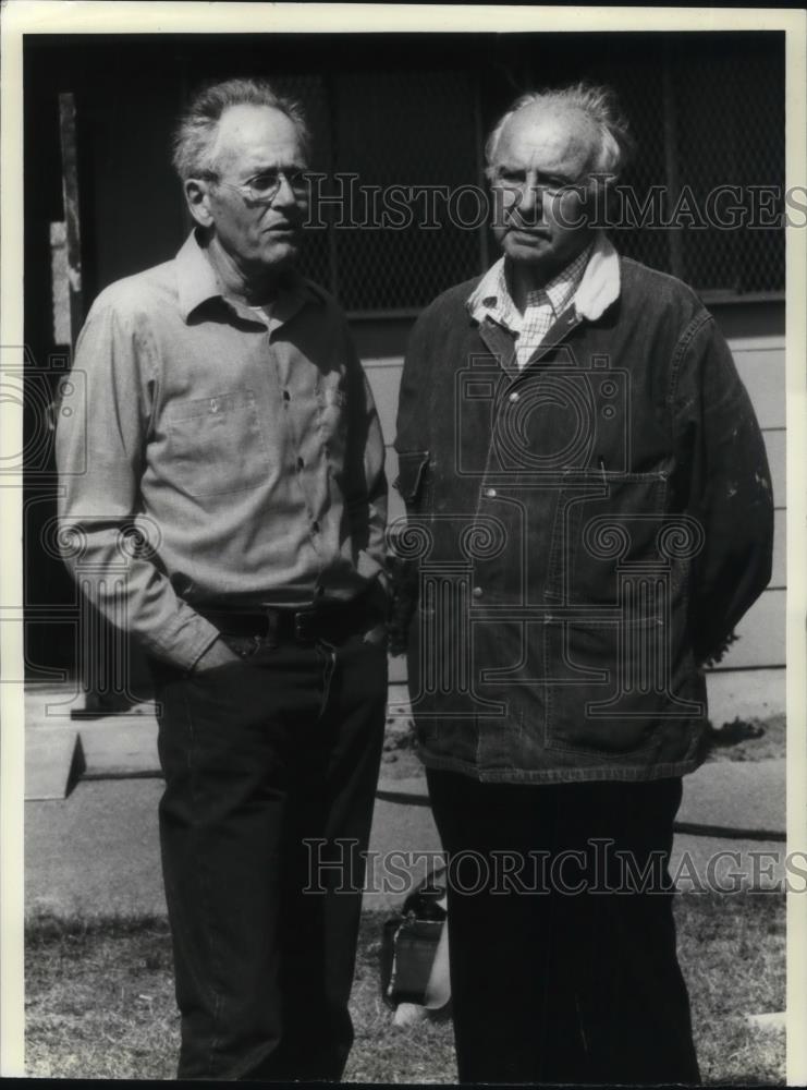 1979 Press Photo Henry Fonda During Break On Gideon's Trumpet - cvp20668 - Historic Images