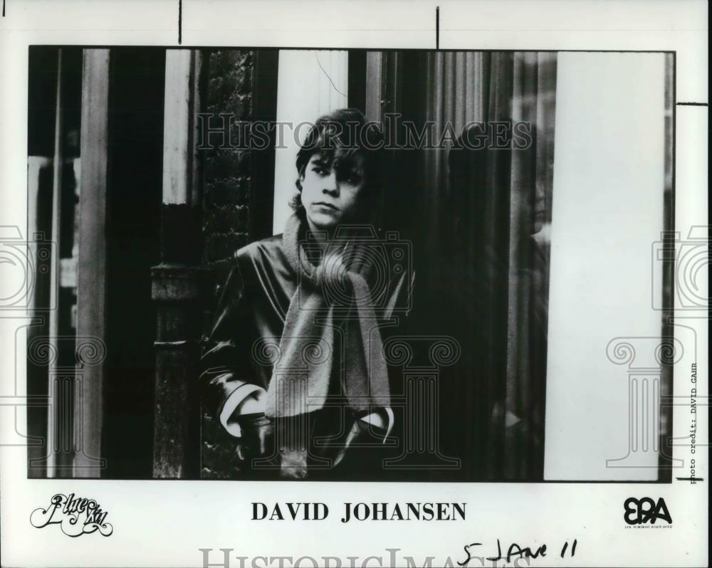 1981 Press Photo David Johansen Punk Rock Singer Songwriter Buster Poindexter - Historic Images