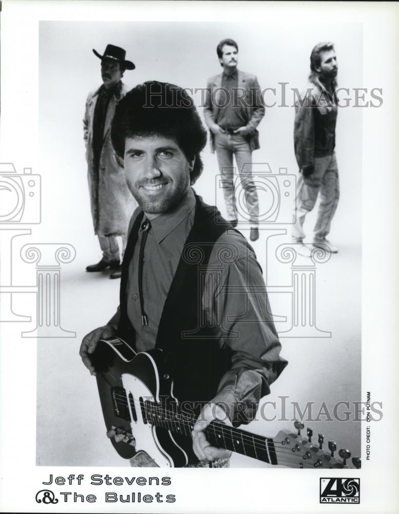 1990 Press Photo Jeff and Warren Stevens and the Bullets Country Music Band - Historic Images