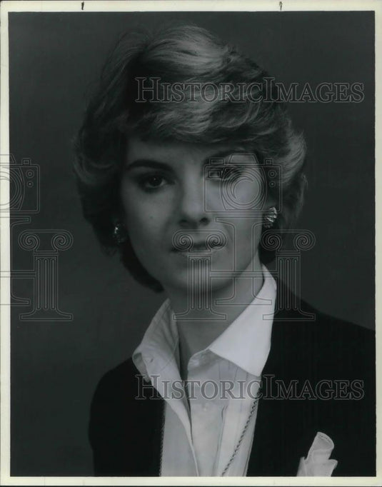 1985 Press Photo Tappy Phillips - Action 3 News Reporter - cvp20474 - Historic Images