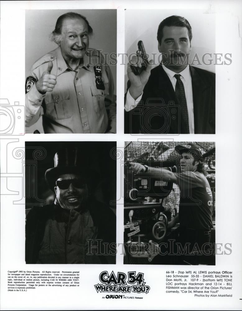 1994 Press Photo Al Lewis in Car 54 Where Are You? - cvp27866 - Historic Images