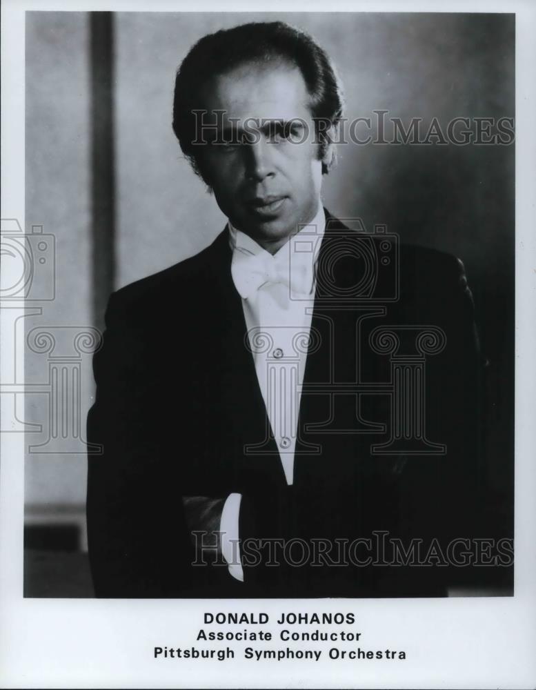 1976 Press Photo Donald Johanos conductor Pittsburgh Symphony Orechestera - Historic Images