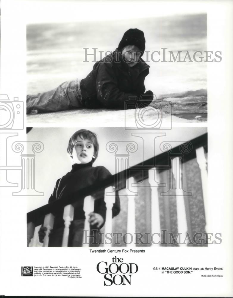 1994 Press Photo Macaulay Culkin in The Good Son - cvp21373 - Historic Images