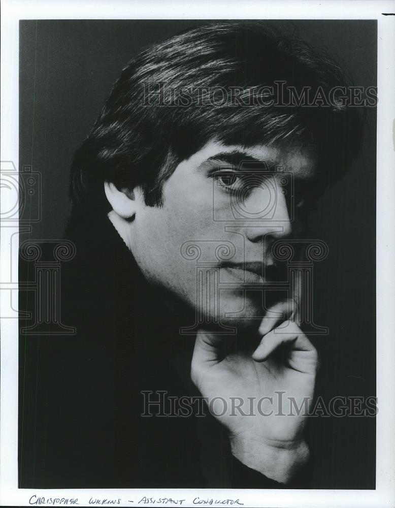1986 Press Photo Christopher Wilkins Assistant Conductor - cvp26461 - Historic Images
