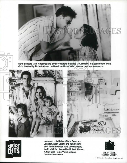 1994 Press Photo Tim Robbins & Frances McDormand in Short Cuts - cvp22896 - Historic Images