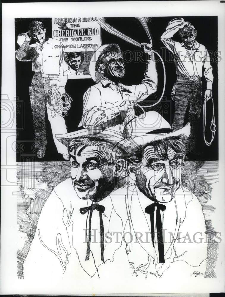 1972 Press Photo James Whitmore in Will Rogers' U. S. A. - cvp23350 - Historic Images