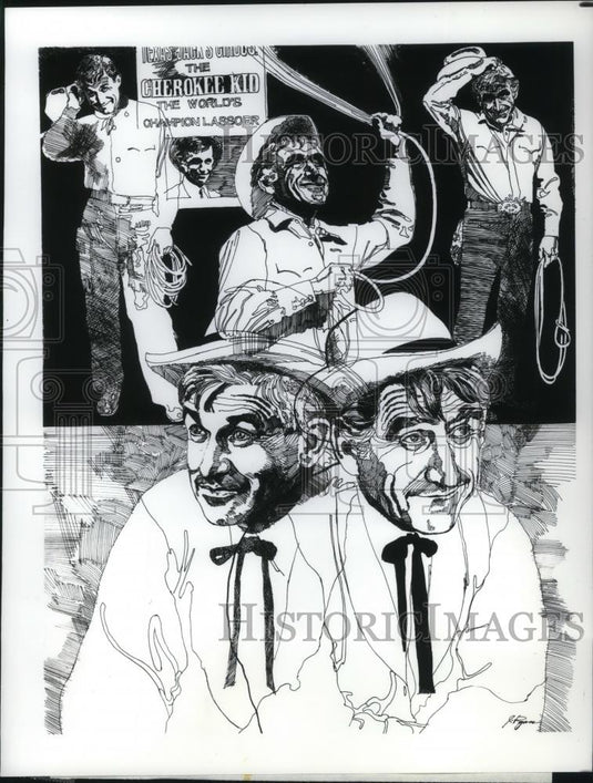 1972 Press Photo James Whitmore in Will Rogers' U. S. A. - cvp23350 - Historic Images
