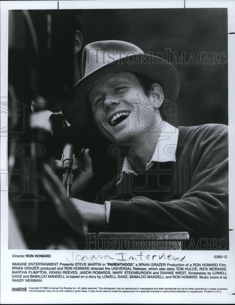 1989 Press Photo Ron Howard Director In Parenthood - cvp27124 - Historic Images