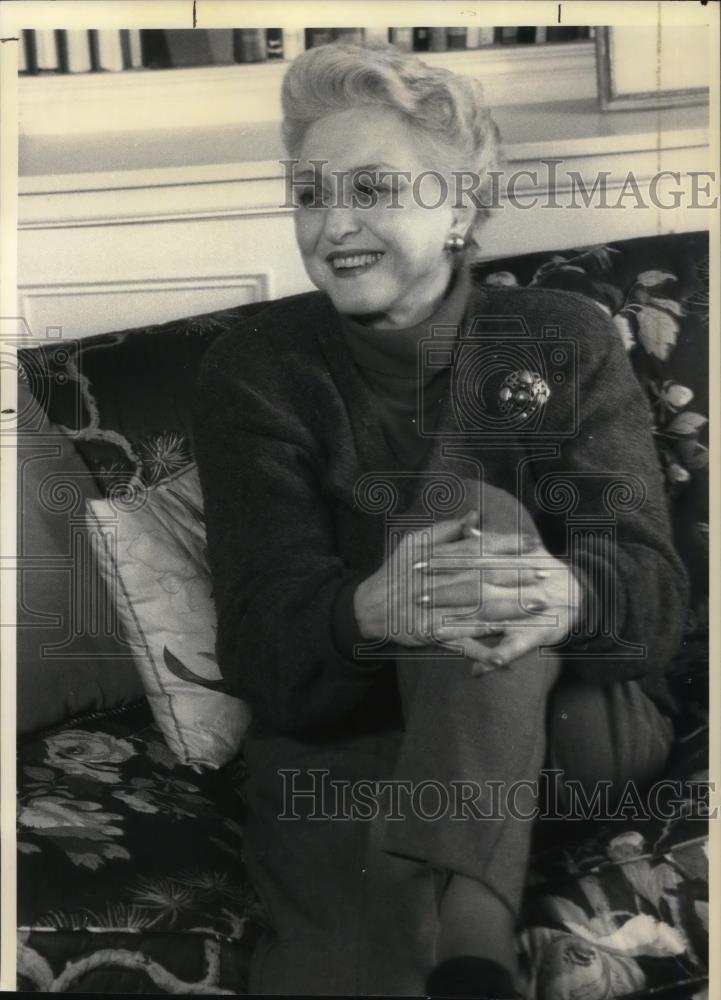 1991 Press Photo Celeste Holm in I Hate Hamlet - cvp24052 - Historic Images
