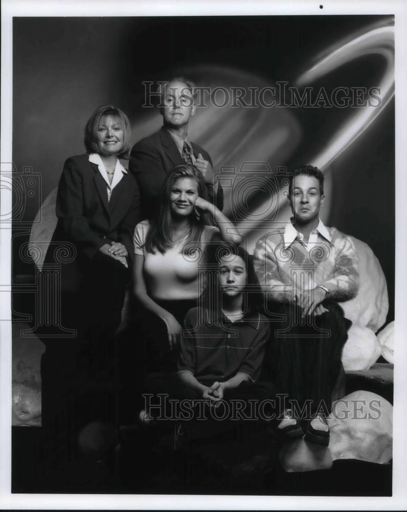 Press Photo John Lithgow Kristen Johnston French Stewart Joseph Gordon-Levitt - Historic Images