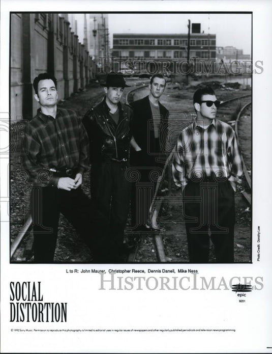 1992 Press Photo Social Distortion - cvp28352 - Historic Images