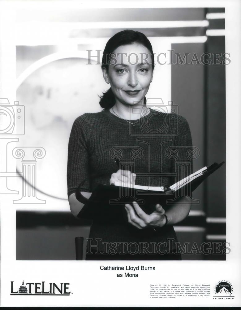 1995 Press Photo Catherine Lloyd Burns in Lateline - cvp20544 - Historic Images