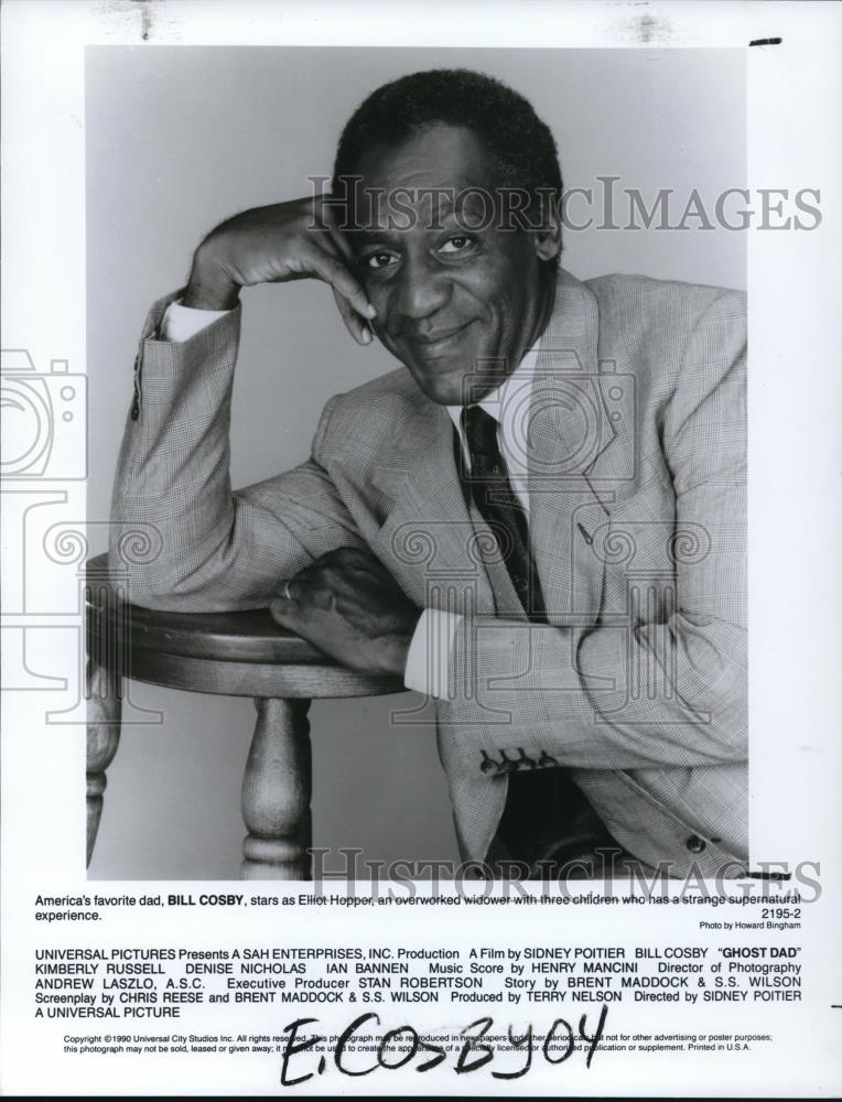 1991 Press Photo Bill Cosby in "Ghost Dad" - cvp27150 - Historic Images