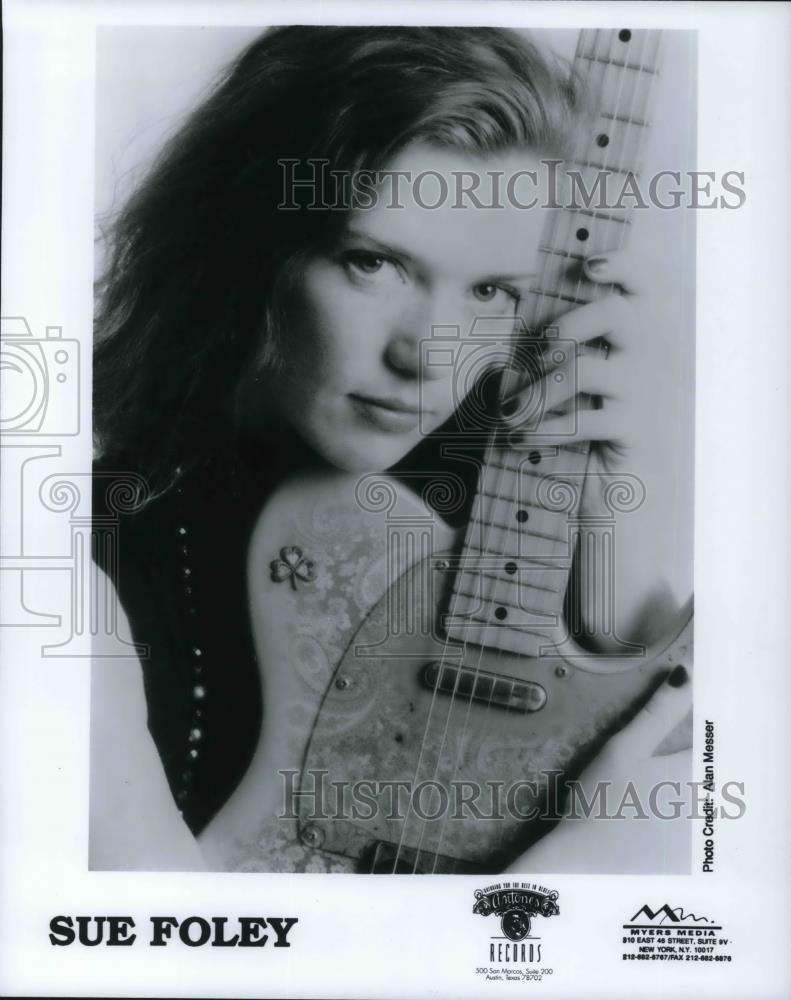 Press Photo Singer Sue Foley - cvp20692 - Historic Images