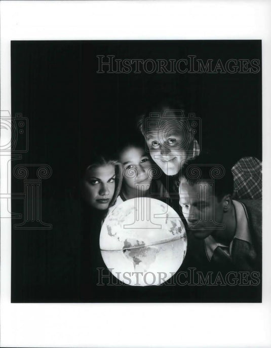 Press Photo John Lithgow Kristen Johnston French Stewart Joseph Gordon-Levitt - Historic Images