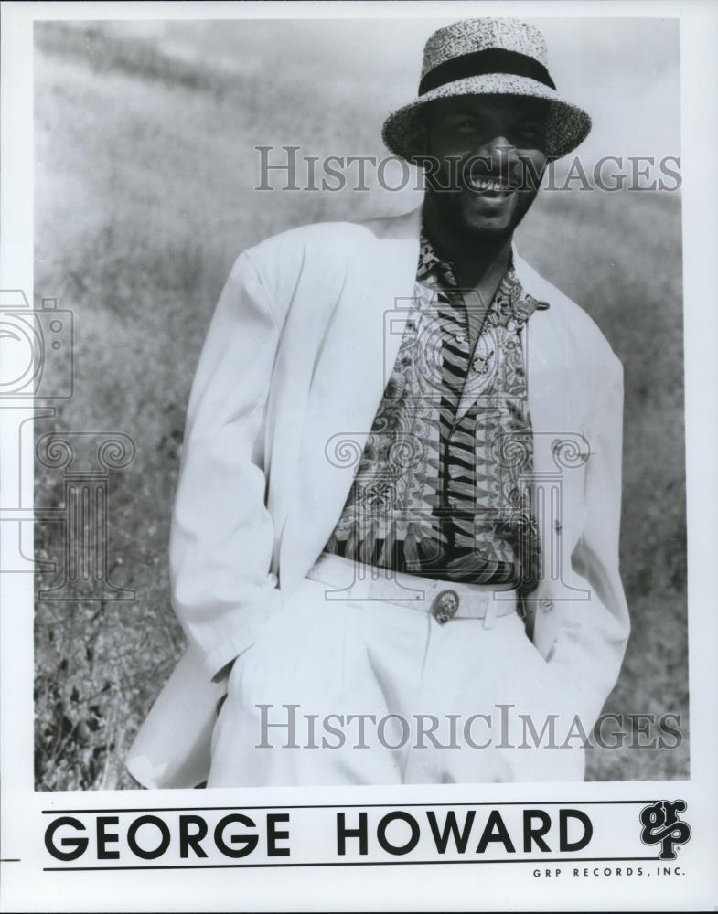 1993 Press Photo George Howard American Smooth Jazz Saxophone Player - cvp27432 - Historic Images