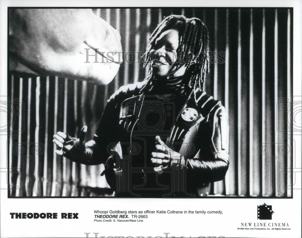 1996 Press Photo Whoopi Goldberg as Katie Coltrane in Theodore Rex - cvp22994 - Historic Images