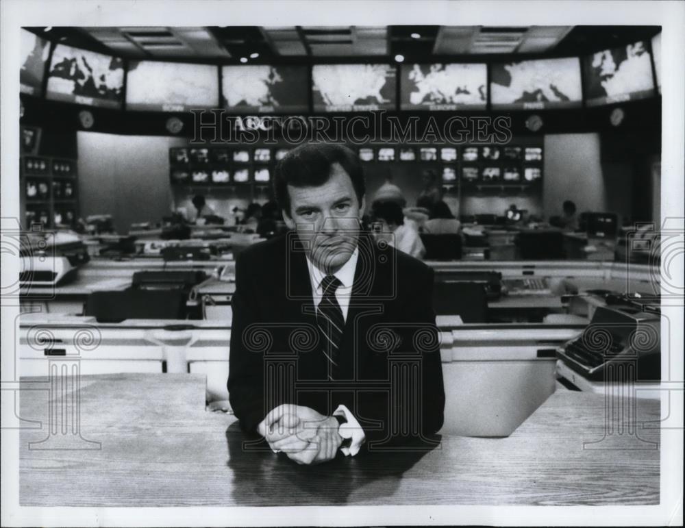 1983 Press Photo Peter Jennings World News Tonight - cvp24575 - Historic Images