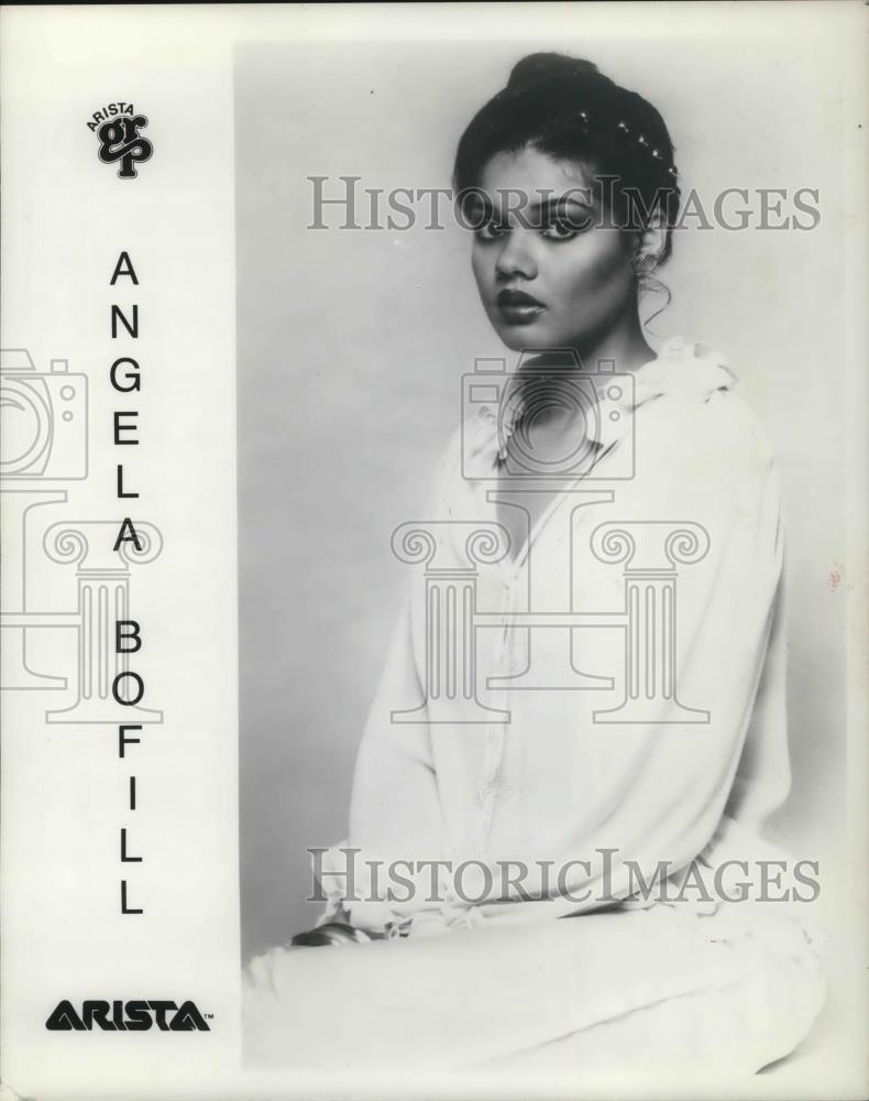 1980 Press Photo Angela Bofill American R&amp;B Jazz Singer Songwriter - cvp21907 - Historic Images