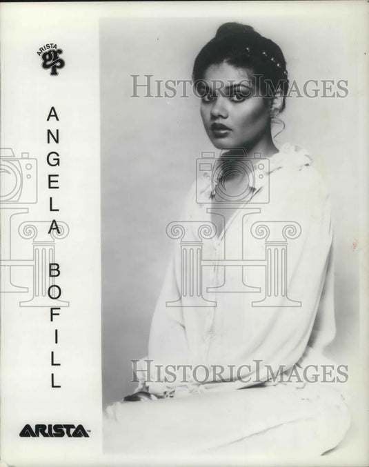 1980 Press Photo Angela Bofill American R&B Jazz Singer Songwriter - cvp21907 - Historic Images