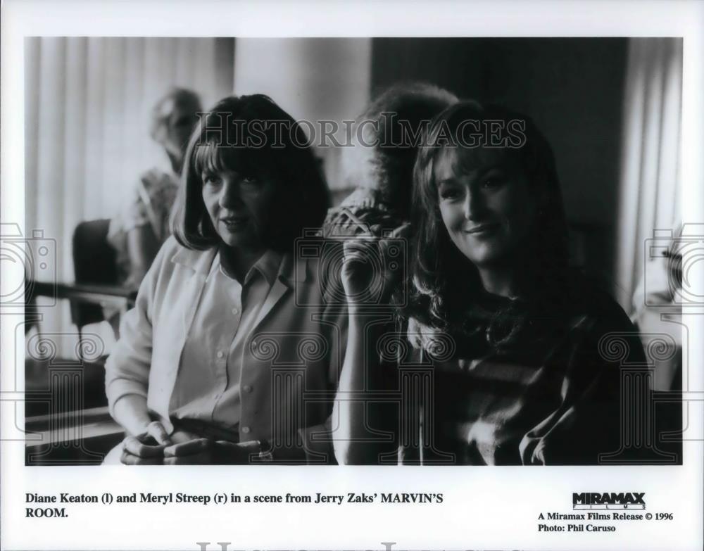 1996 Press Photo Diane Keaton & Meryl Streep in Marvin's Room - cvp23057 - Historic Images