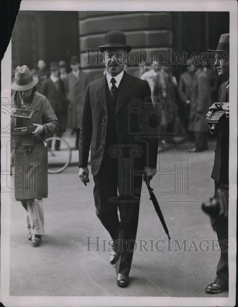 1937 Press Photo British Politician Sir Hebert Samuel - Historic Images