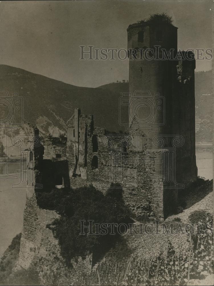 1918 Press Photo Rhine Germany, Ehrenfels - Historic Images