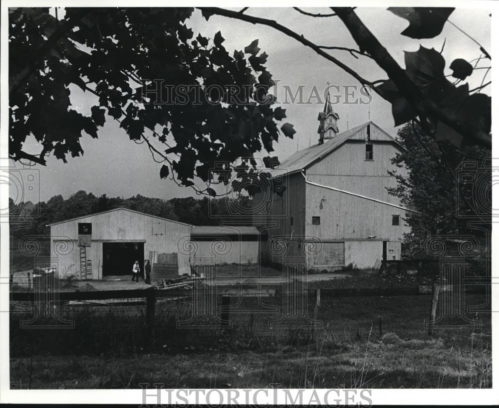 1985 Press Photo Farm in Cuyahoga Valley National Recreation Area - Historic Images