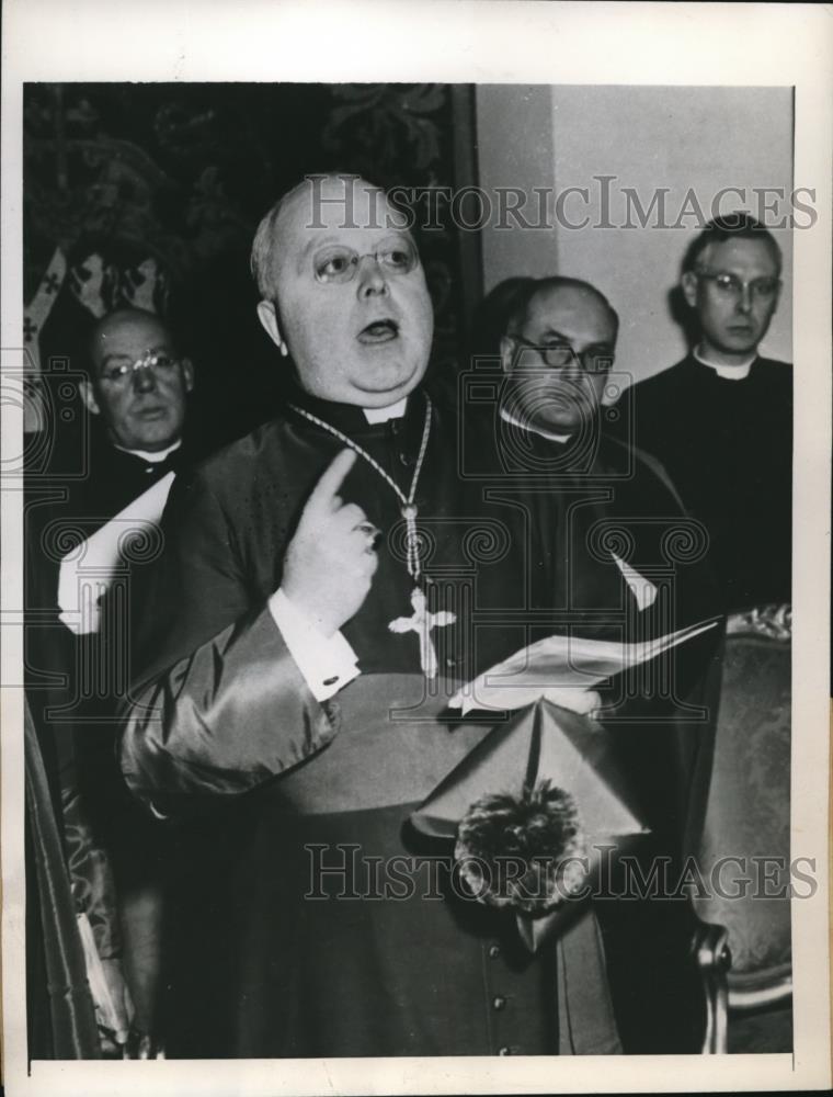 1946 Press Photo of Cardinal James Charles McGuigan - Historic Images