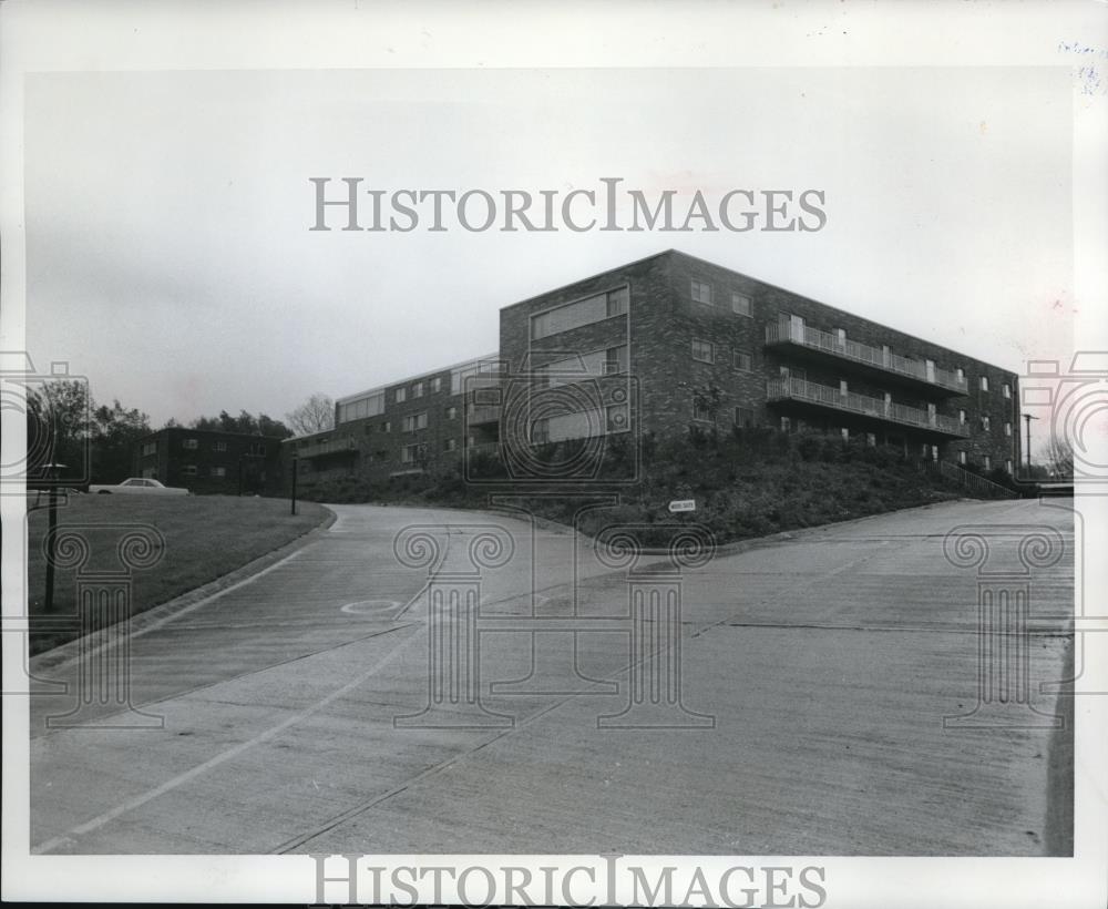 1968 Press Photo The Nob Hill East Apartments - Historic Images