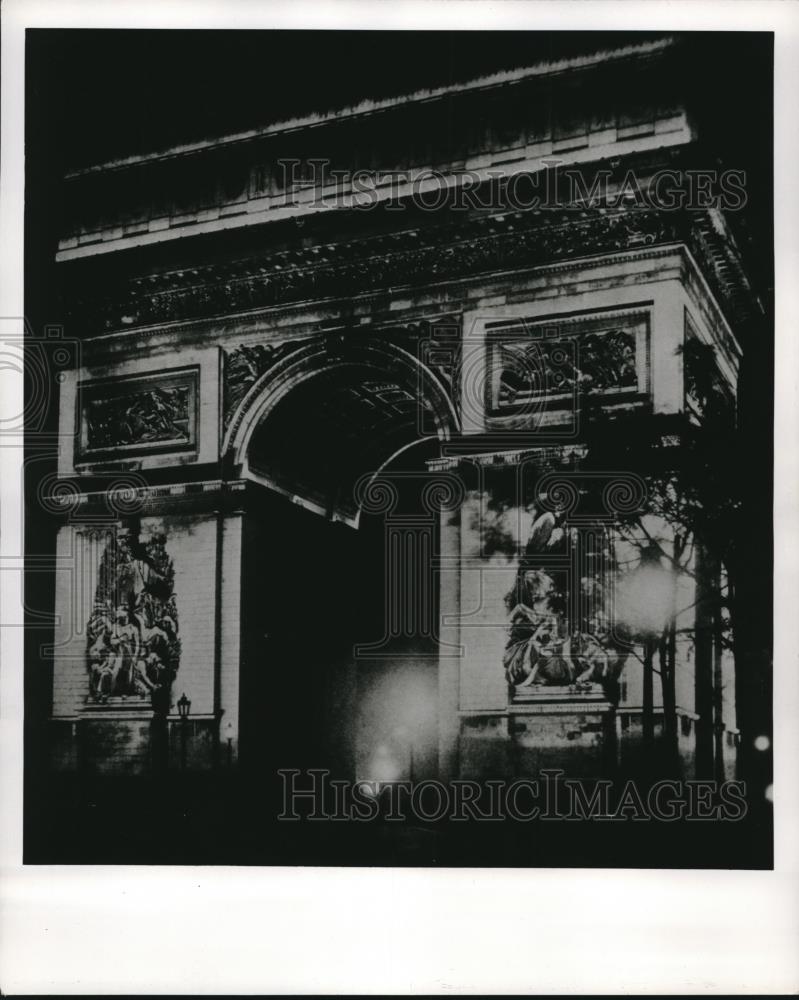 1948 Press Photo The real Arc de Triomphe in Paris - Historic Images