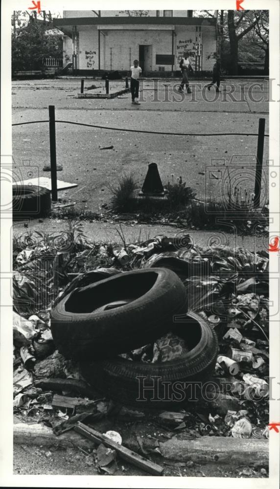 1980 Press Photo The garbage at the Union area - cva70122 - Historic Images