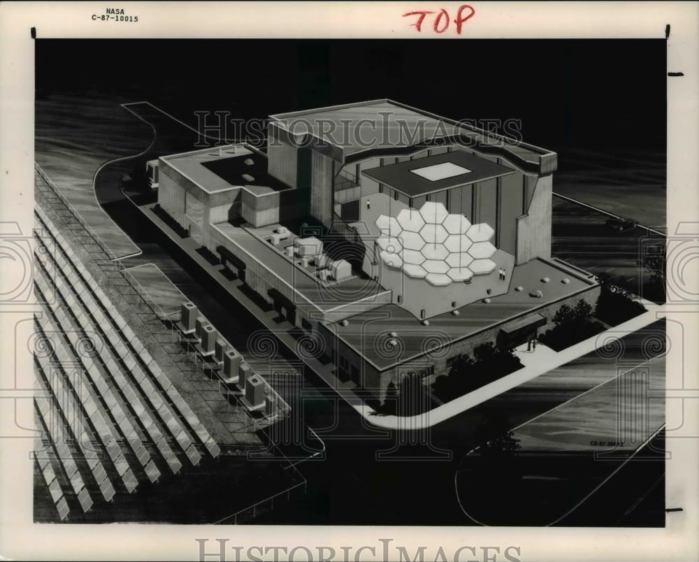 1989 Press Photo Proposed NASA Lewis Research Center Power System Facility - Historic Images