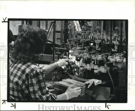 1986 Press Photo The Ravenna Lamp of the General Electric Company - Historic Images