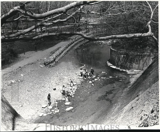 1981 Press Photo Metro Parks Euclid Creek - Historic Images