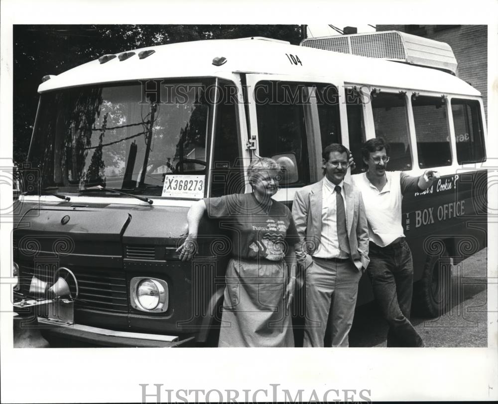 1989 Press Photo Betty Leo, Rev Kent Harrop &amp; Thomas Hanson to Nicaraqua - Historic Images