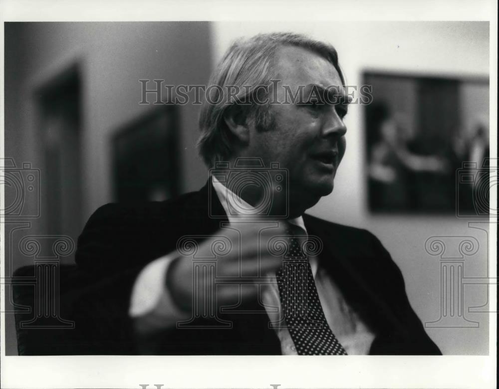 1978 Press Photo Daniel Moynihan, American politician and sociologist - Historic Images