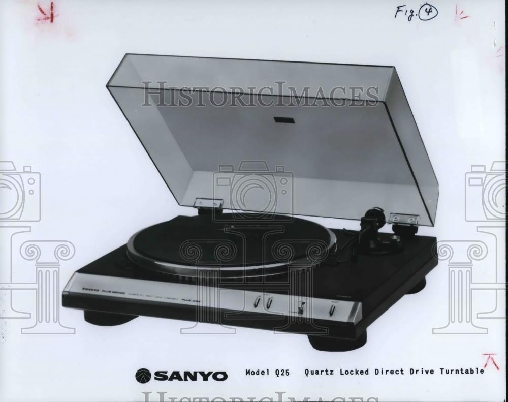 1981 Press Photo The Sanyo audio equipment - Historic Images