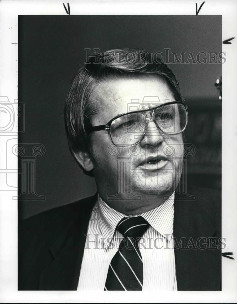 1987 Press Photo Madzelonka, Pres. of United Food and Commercial Workers Union - Historic Images