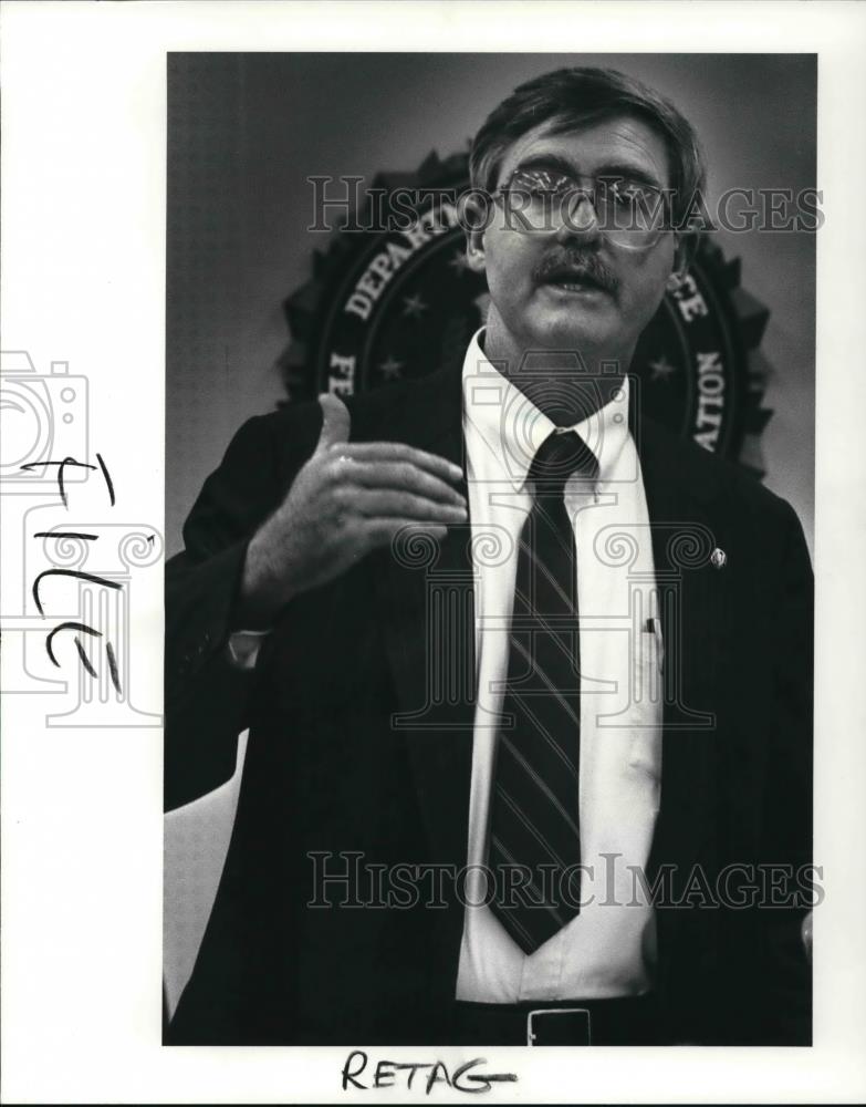 1987 Press Photo Patrick McLaughlin lawyer - Historic Images