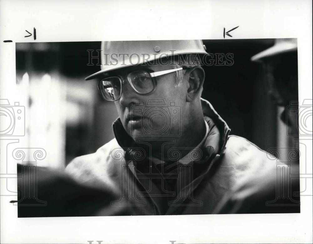 1987 Press Photo Russell W. Maier, chief operating officer of the LTV - Historic Images