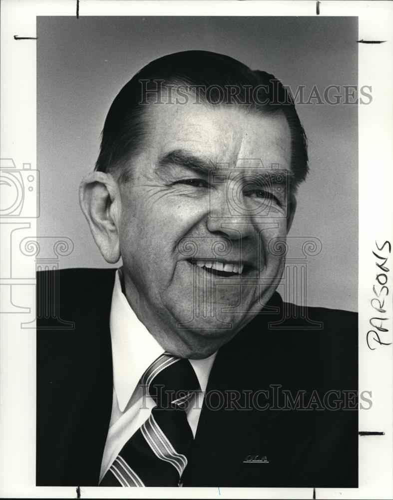 1987 Press Photo A. Chapman Parsons, Ohio Library association director - Historic Images