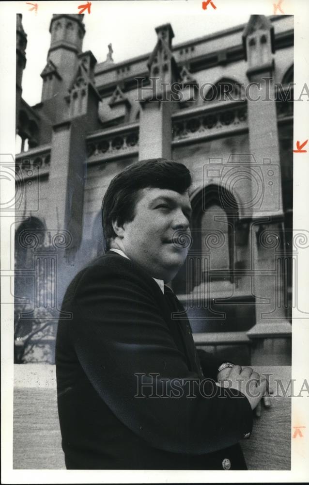 1980 Press Photo Mark J. Real, Cleveland, Ohio Politician - Historic Images